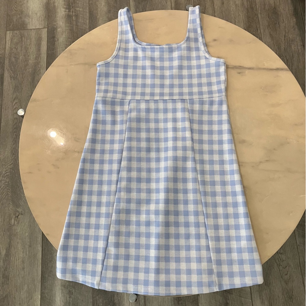 Old Navy Girls Gingham Sleeveless Dress.